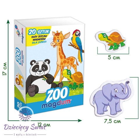 Zestaw Magnesów Wesołe Zoo MV 6032-01