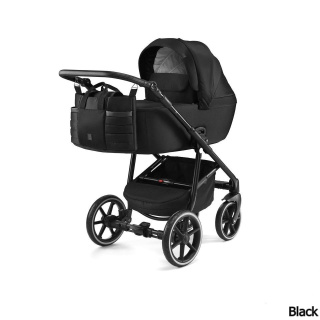 Apus 2w1 Black Dada Prams głęboki wielofunkcyjny wózek dziecięcy