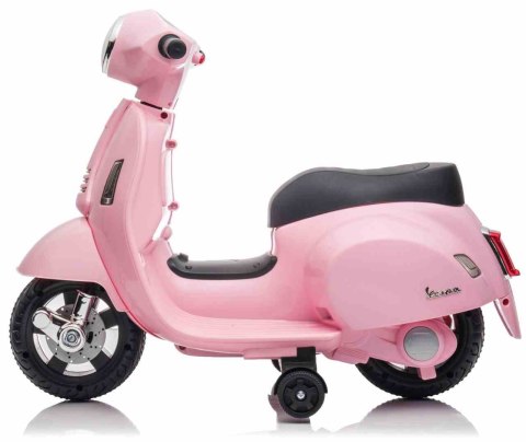 Jeździk akumulatorowy Scooter Vespa pudrowy róż