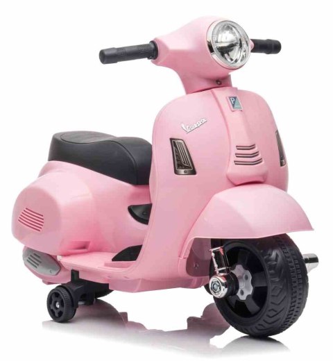 Jeździk akumulatorowy Scooter Vespa pudrowy róż