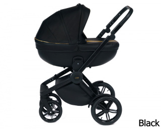 Luxor 2w1 Black Dada Prams nowoczesny wielofunkcyjny wózek dziecięcy