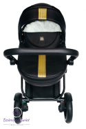 Luxor 2w1 Black Dada Prams nowoczesny wielofunkcyjny wózek dziecięcy