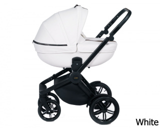 Luxor 2w1 White Dada Prams nowoczesny wielofunkcyjny wózek dziecięcy