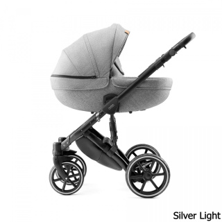 Max 500 2w1 Dolomite Silver Light Dada Prams wózek dziecięcy zapewniający idealny komfort maluszka