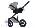 Max 500 2w1 Light Grey Dada Prams wózek dziecięcy zapewniający idealny komfort maluszka