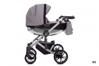 Chic 2w1 Kolor 02 BabyActive elegancki głęboki wózek dziecięcy