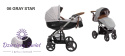 Mommy Classik Grey Star BabyActive klasyczna wersja popularnego wózka dziecięcego 2w1