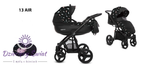 BabyActive Mommy Limited Edition Air – Wózek głęboko-spacerowy 2w1 z żelowymi kołami.