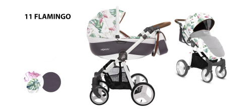 Mommy Limited Edition Flamingo BabyActive wózek dziecięcy 2w1 w niepowtarzalnych kolorach