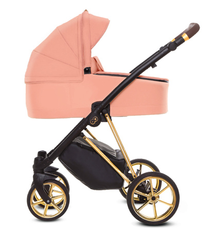 Musse ULTRA Apricot 2w1 BabyActive wielofunkcyjny wózek dziecięcy w pastelowych odcieniach