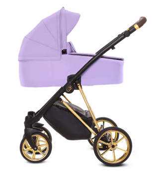 Musse ULTRA Lilac 2w1 BabyActive wielofunkcyjny wózek dziecięcy w pastelowych odcieniach