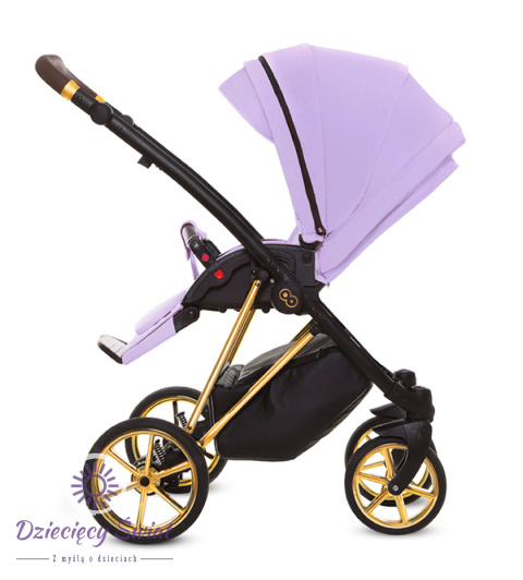 Musse ULTRA Lilac 2w1 BabyActive wielofunkcyjny wózek dziecięcy w pastelowych odcieniach