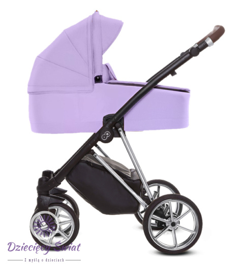 Musse ULTRA Lilac 2w1 BabyActive wielofunkcyjny wózek dziecięcy w pastelowych odcieniach