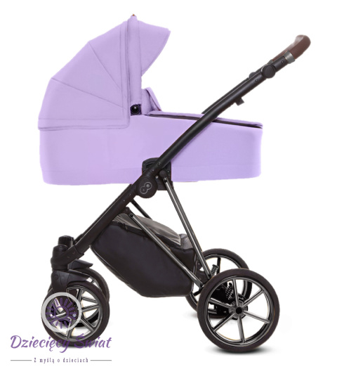 Musse ULTRA Lilac 2w1 BabyActive wielofunkcyjny wózek dziecięcy w pastelowych odcieniach