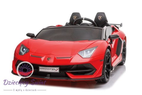 Auto na akumulator Lamborghini Aventador SX2028 Czerwony