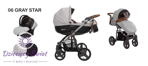 BabyActive Mommy Classic Grey 06 – Elegancki zestaw 3w1 dla wymagających rodziców