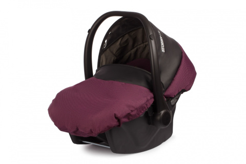 Mommy Classic 3w1 Black Magic 08 Plum wózek dziecięcy głęboko spacerowy