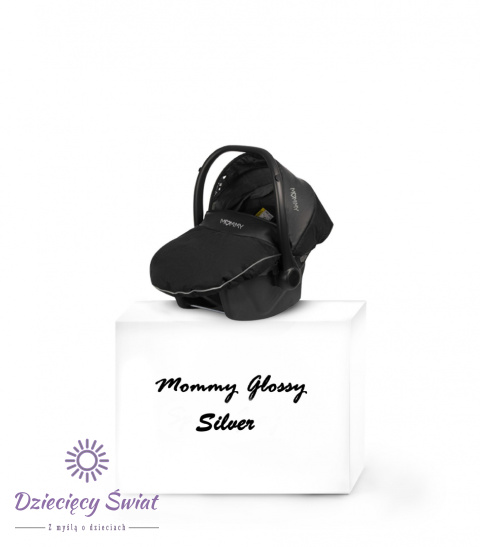 Mommy Glossy Space Grey Black 3w1 BabyActive wózek wielofunkcyjny w nowoczesnym design