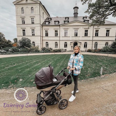 Mommy Glossy Space Grey Black 3w1 BabyActive wózek wielofunkcyjny w nowoczesnym design