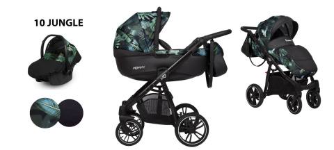 Mommy Summer Jungle 3w1 BabyActive wózek dziecięcy w niepowtarzalnym design