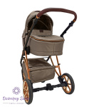Musse Royal Grey Pearl 3w1 BabyActive wielofunkcyjny wózek dziecięcy