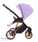 Musse ULTRA Lilac 3w1 BabyActive wózekm dziecięcy w pastelowych odcieniach