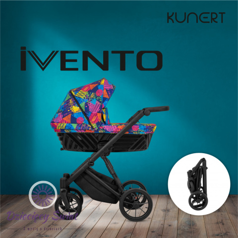 Ivento 2w1 Colors Impresion Kunert wózek dziecięcy o nowoczesnym design