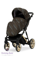 Ivento Premium 2w1 Deep Black Kunert wózek dziecięcy o nowoczesnym design