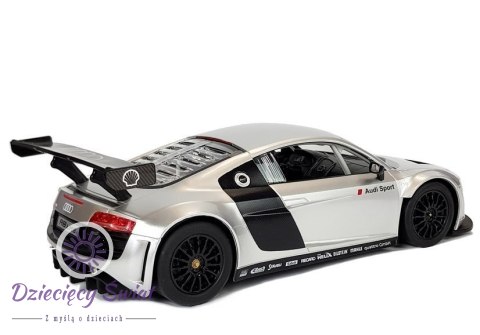 Auto R/C Audi R8 LMS Rastar 1:14 Srebrne na Pilota