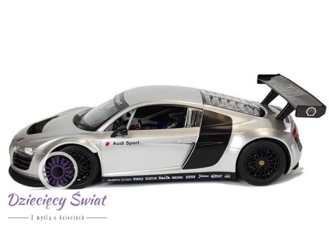 Auto R/C Audi R8 LMS Rastar 1:14 Srebrne na Pilota