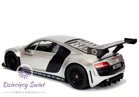 Auto R/C Audi R8 LMS Rastar 1:14 Srebrne na Pilota