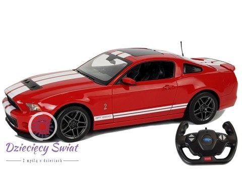 Auto R/C Ford Shelby Rastar 1:14 Czerwony na Pilota