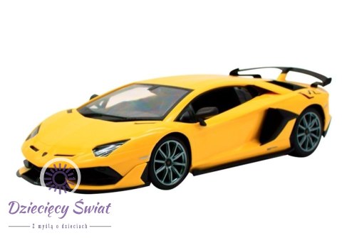 Auto R/C Lamborghini Aventador Rastar 1:14 Żółty