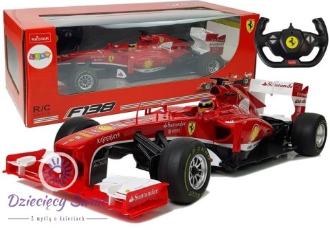 Auto Wyścigowe Bolid Formuła 1 Ferrari F138 Czerwony 1:12 2.4G