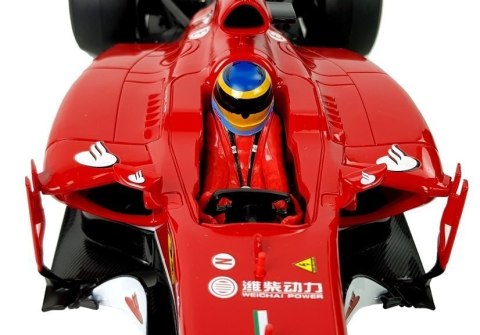 Auto Wyścigowe Bolid Formuła 1 Ferrari F138 Czerwony 1:12 2.4G