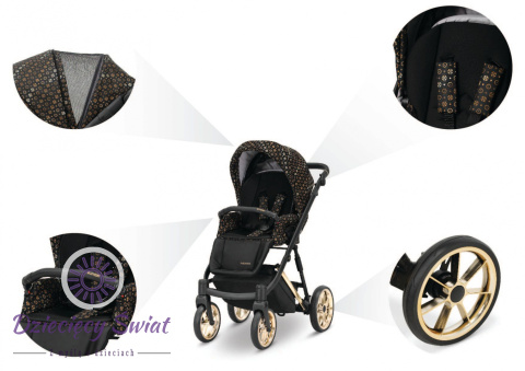 Ivento Premium Kunert Black Pearl wózek 3w1