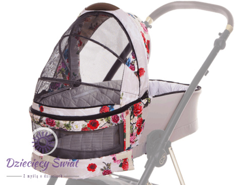 Musse Rose Light Rose 3w1 BabyActive wózekm dziecięcy w kwiaty