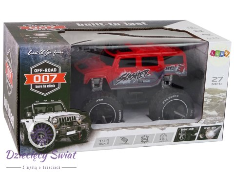 Auto Terenowe Cross- Country R/C 1:14 Czerwony