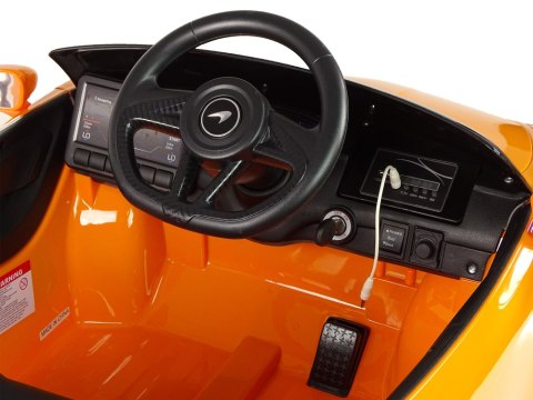 Auto Na Akumulator McLaren GT 12V Pomarańczowy Lakierowany