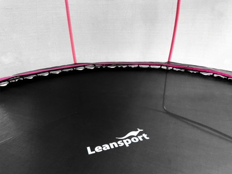 Trampolina LEAN Sport Max 14ft Czarno-Różowa