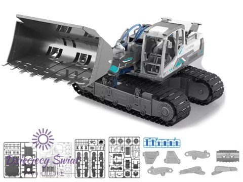 Zestaw DIY Koparka Gąsienicowa Buldożer Hydraulic Power