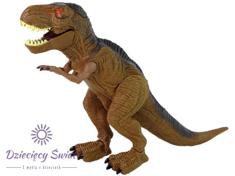 Dinozaur Tyranozaur Rex Zdalnie Sterowany R/C z Parą Dźwięk