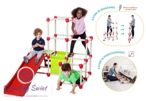 Drabinka dla dzieci Climb n' Slide Everest ze schodami i ślizgiem