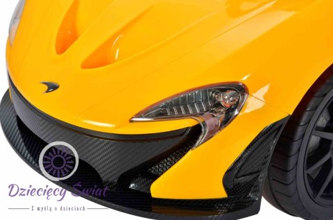 Jeździk pchacz chodzik dla dziecka McLaren P1 - żółty