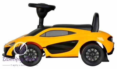 Jeździk pchacz chodzik dla dziecka McLaren P1 - żółty