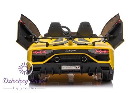 Auto na akumulator Lamborghini Aventador SX2028 Żółty