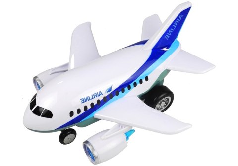 Duży Samolot Boeing Airplane Światło Dźwięk 33 cm