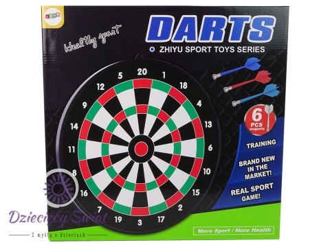 Tarcza Dart z Rzutkami Magnetycznymi 6 Sztuk