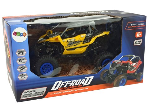 Terenowe Auto Off- Road Zdalnie Sterowane 2,4 GHz 1:16 Żółte