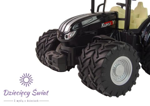 Traktor Zdalnie Sterowany R/C Czarny 2,4G Metal